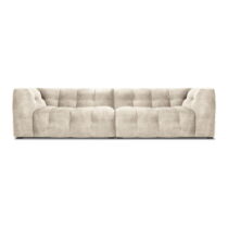 Béžová zamatová pohovka Windsor & Co Sofas Vesta, 280 cm