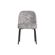 Sivé zamatové jedálenské stoličky v súprave 2 ks Vogue – BePureHome