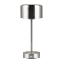LED stmievateľná stolová lampa v striebornej farbe (výška 30 cm) Jeff – Trio